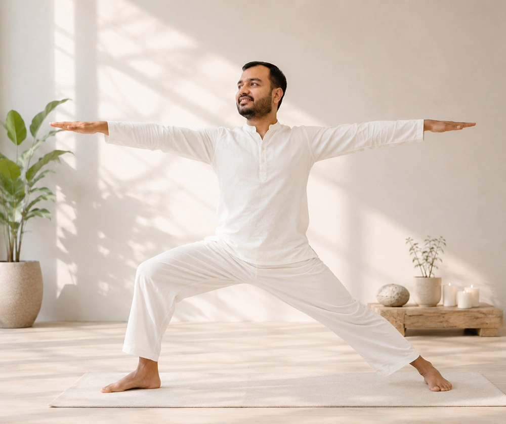 Yoga pose by Pranay Sharma